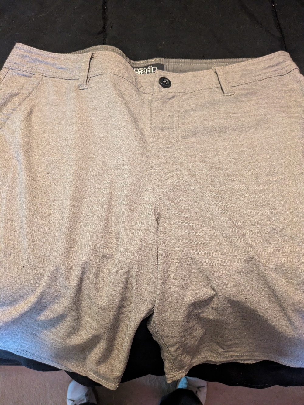 O'Neill Light Gray Men's Flat Front Shorts